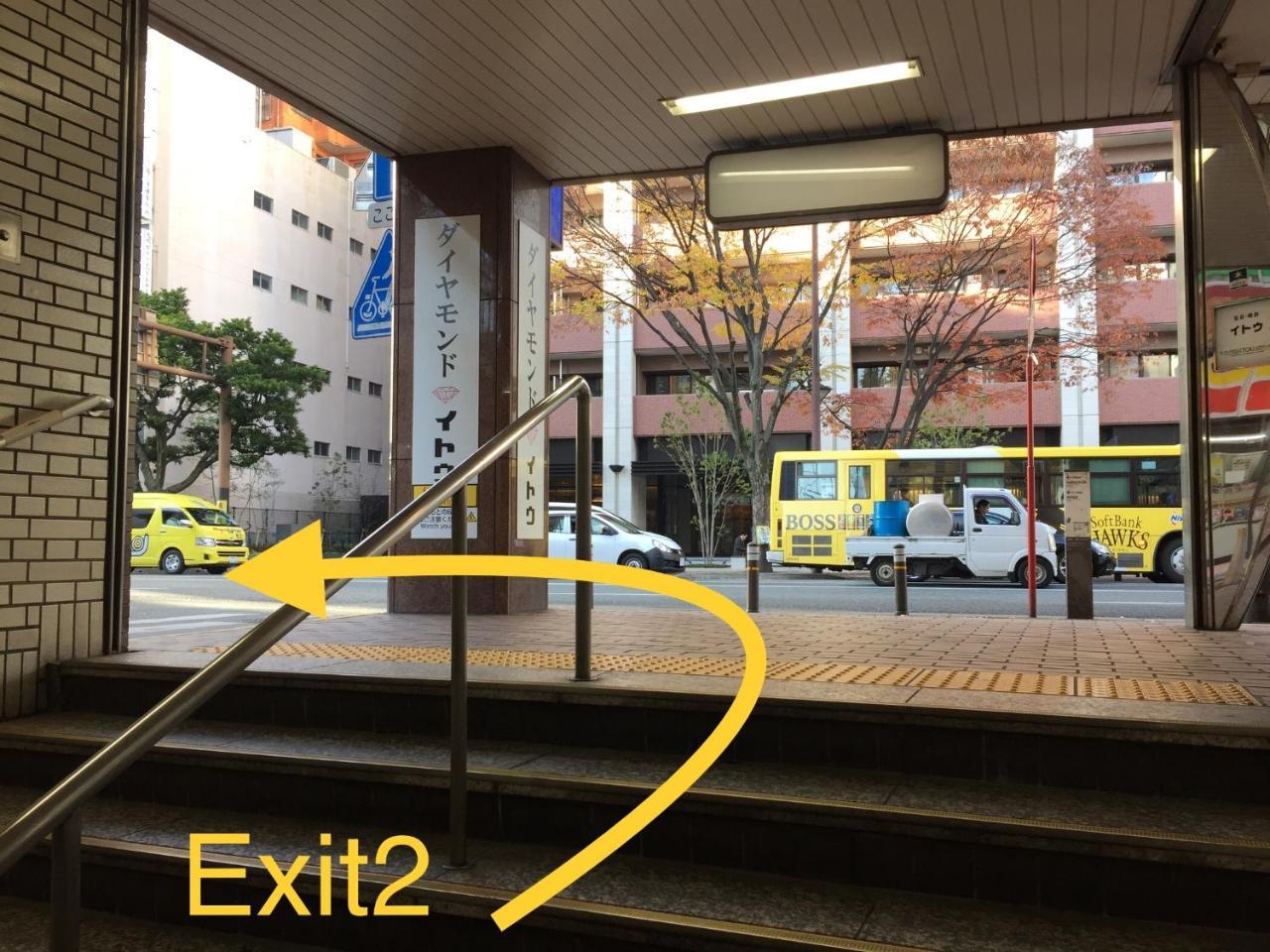 Bed Stock Hostel Fukuoka  Zewnętrze zdjęcie